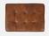 Global Archive Brown Leather Hogan Ottoman by Jofran Furniture
