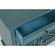 Craftsman 50 Inch Antique Blue Media Console w/3 Glass Doors & 2 Drawers by Jofran Furniture