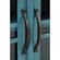 Craftsman 50 Inch Antique Blue Media Console w/3 Glass Doors & 2 Drawers by Jofran Furniture