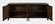 Gramercy Dark Chevron 4 Door Accent Cabinet w/Chevron Pattern Door by Jofran