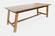 Telluride Brown Counter Height Trestle Table by Jofran Furniture