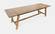 Telluride Brown Counter Height Trestle Table by Jofran Furniture