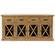 Telluride Brown 4 Drawer Sideboard by Jofran Furniture