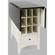 Asbury Park White Storage Counter Dropleaf Table by Jofran Furniture