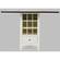 Asbury Park White Storage Counter Dropleaf Table by Jofran Furniture