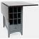Asbury Park Grey Storage Counter Dropleaf Table by Jofran Furniture
