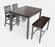 Decatur Lane Grey 4 Pack Counter Height Dining Set by Jofran Furniture