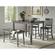 Decatur Lane Grey 4 Pack Counter Height Dining Set by Jofran Furniture