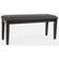 American Rustics Black Upholstered Dining Bench by Jofran Furniture