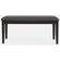 American Rustics Black Upholstered Dining Bench by Jofran Furniture