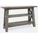 Outer Banks Grey Wood Sofa Table w/2 Shelves by Jofran Furniture