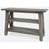 Outer Banks Grey Wood Sofa Table w/2 Shelves by Jofran Furniture