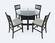 Altamonte Round Dark Charcoal Counter Table by Jofran