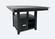 Altamonte Square Dark Charcoal Counter Hight Table w/Storage Base & Extension Leaf by Jofran