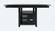 Altamonte Square Dark Charcoal Counter Hight Table w/Storage Base & Extension Leaf by Jofran