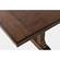 Bakersfield Dark Brown Wood Dining Table by Jofran Furniture