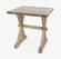 Carlyle Crossing Light Brown Wood End Table by Jofran Furniture