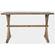 Carlyle Crossing Brown Wood Sofa Table by Jofran Furniture