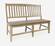 Carlyle Crossing Brown Wood Slatback Dining Bench by Jofran Furniture
