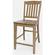 Carlyle Crossing Brown Wood Slatback Stool by Jofran Furniture