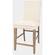 Carlyle Crossing Brown Wood Upholstered Stool by Jofran Furniture
