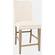 Carlyle Crossing Brown Wood Upholstered Stool by Jofran Furniture