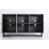 Astral Plains Grey Wash Reclaimed 3 Door Accent Cabinet by Jofran Furniture