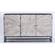 Astral Plains Grey Wash Reclaimed 3 Door Accent Cabinet by Jofran Furniture