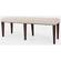 Fairview Brown Wood & Fabric Backless Dining Bench by Jofran Furniture