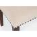 Fairview Brown Wood & Fabric Backless Dining Bench by Jofran Furniture
