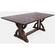 Fairview Brown Wood Dining Table by Jofran Furniture