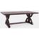 Fairview Dark Brown Wood Cocktail Table by Jofran Furniture