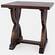 Fairview Dark Brown Wood End Table by Jofran Furniture