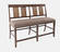 Mission Viejo Brown Counter Bench by Jofran Furniture