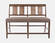Mission Viejo Brown Counter Bench by Jofran Furniture