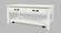 North Fork White 2 Drawer Castered Coffee Table by Jofran Furniture