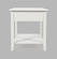 North Fork White End Table w/Drawer by Jofran Furniture