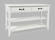 North Fork White Sofa Table w/2 Drawers by Jofran Furniture