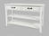 North Fork White Sofa Table w/2 Drawers by Jofran Furniture