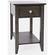 Carlton Grey Chairside Table w/Drawer by Jofran Furniture