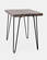 Nature's Edge Brushed Grey Chairside Table by Jofran Furniture