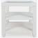Urban Icon White End Table by Jofran