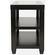 Urban Icon Black Chairside Table by Jofran