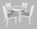 Urban Icon 42 Inch Round White Dining Table by Jofran