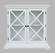Carrington White Two Door Accent Cabinet by Jofran