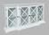 Carrington White Four Door 70 Inch Breakfront Cabinet by Jofran