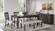 Willow Creek Chocolate Brown Dining Table w/18 Inch Extension Leaf by Jofran
