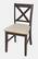 Hobson Grey Uph X-Back Chair by Jofran