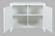 Gramercy Blanc 2 Door Accent Cabinet w/Chevron Pattern Door by Jofran