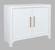 Gramercy Blanc 2 Door Accent Cabinet w/Chevron Pattern Door by Jofran
